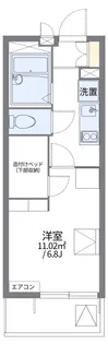 レオパレス春日【3階】の間取り