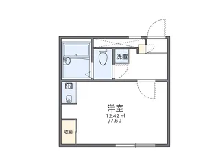 レオパレスS.F【2階】の間取り