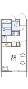 レオパレスソレーユ【1階】の間取り