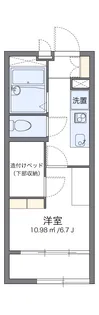 レオパレスエスペランサ横須賀【1階】の間取り