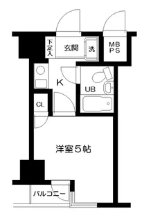 日神パレステージ阪東橋【9階】の間取り