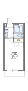 レオパレスクレアⅡ【2階】の間取り