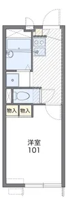 レオパレスコーワ21【2階】の間取り
