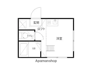 エナコート尻手【1階】の間取り