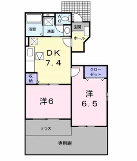 エミネンス湘南Ⅶ【1階】の間取り