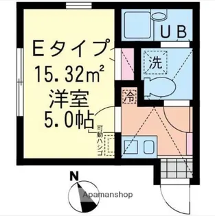 神奈川県横浜市港北区大曽根1丁目【アパート】の間取り