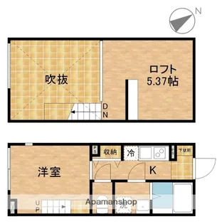 GRAND T’S KIKUNA【2階】の間取り