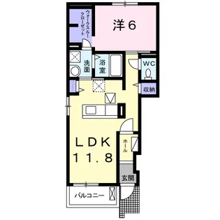 アルセア【1階】の間取り