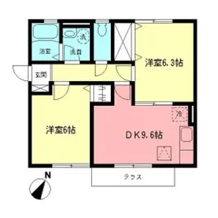 ルミエール【1階】の間取り