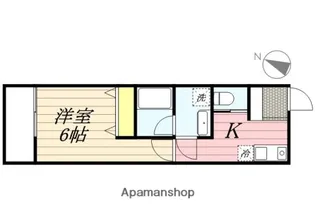 ヒルトップ西谷【1階】の間取り