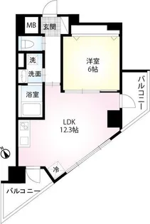 グレイシャスK鵠沼【7階】の間取り