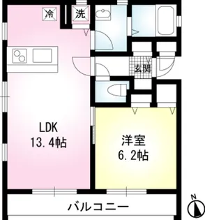 ヴィートヒュース【1階】の間取り