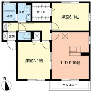 キャッスル【2階】の間取り