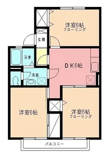 クレールシャトル【1階】の間取り
