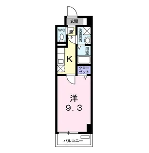 プレシュ磯子【4階】の間取り