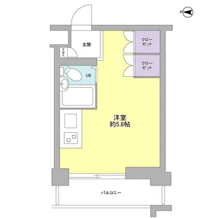 ジュネス青葉台【2階】の間取り