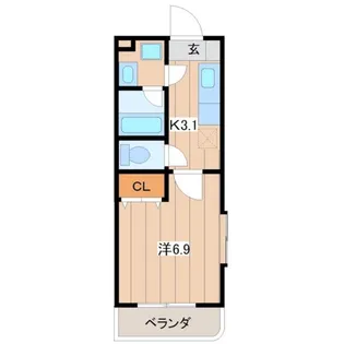 ベルデビエント【0101号室】の間取り