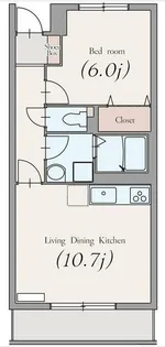 ソレアード【4階】の間取り