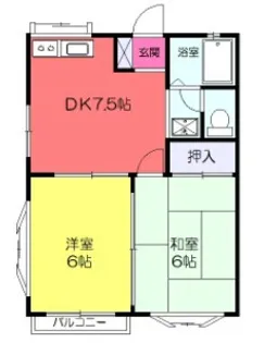 はうす雅【2階】の間取り