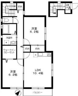 アゼリアコート【2階】の間取り