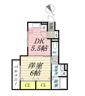 メゾン シャンス【1階】の間取り