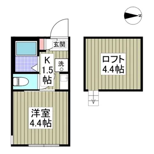 リュミエ妙蓮寺【2階】の間取り