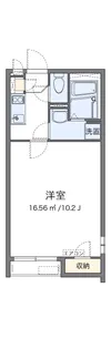 クレイノ石橋【1階】の間取り