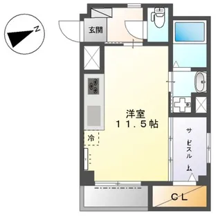 グリーン テラス タマ【3階】の間取り