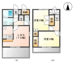 セイフ三枡【1階】の間取り