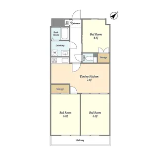 小島マンション【5階】の間取り