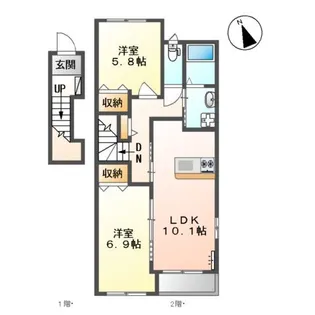 ベル グランツ【2階】の間取り