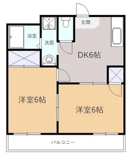シティハイム高橋【3階】の間取り