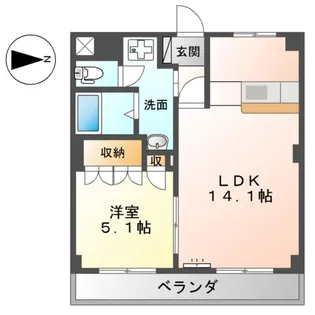 セレーヌ泉【2階】の間取り