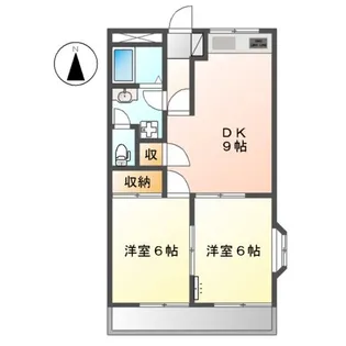 セントラルハイツ海老名【1階】の間取り