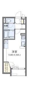 ミランダパレス湘南本宿【2階】の間取り