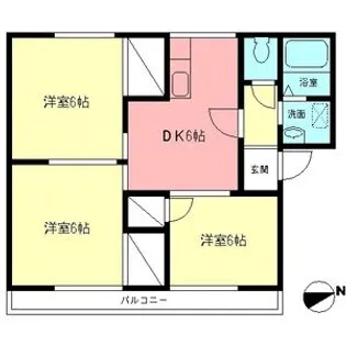 スミール井上A【2階】の間取り