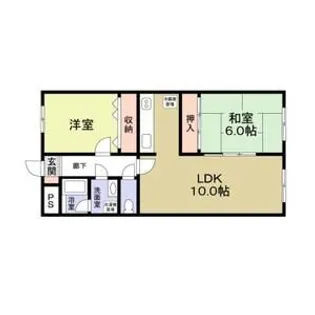 リバティハウス【4階】の間取り