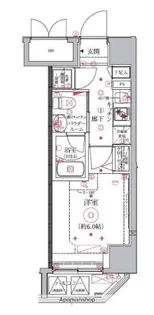リヴシティ横濱関内【4階】の間取り