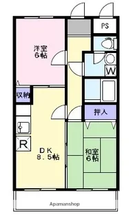 アビリティ新川崎【1階】の間取り