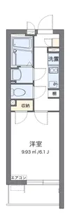 クレイノグリーンメゾン【3階】の間取り