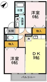 ガーデンハウス【2階】の間取り