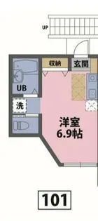 アリスガーデン S棟【2階】の間取り