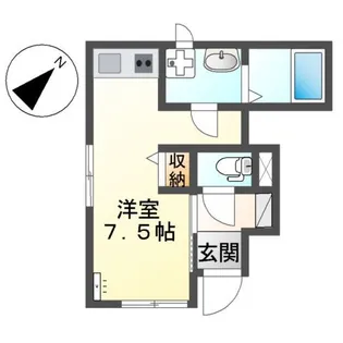 コンフォールK【1階】の間取り