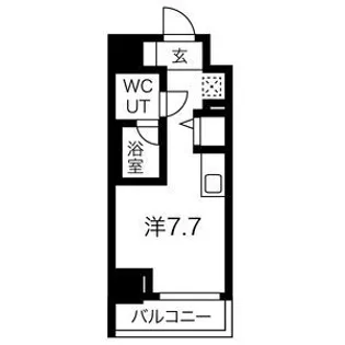 クラリッサ川崎グランデ【7階】の間取り