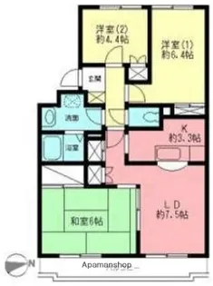 プチフォーレ高森Ⅱ【2階】の間取り