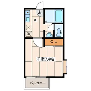 神奈川県川崎市麻生区王禅寺西3丁目【アパート】の間取り