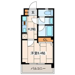 ヴァンヴェール2【1階】の間取り