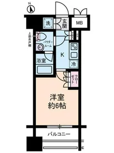 RISINGPLACE川崎【11階】の間取り