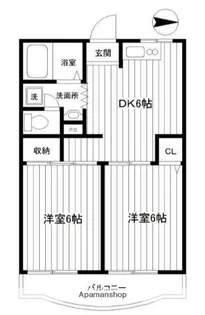 神奈川県横浜市南区別所1丁目【マンション】の間取り