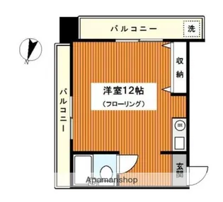 アーバンハイツグッドマン【6階】の間取り